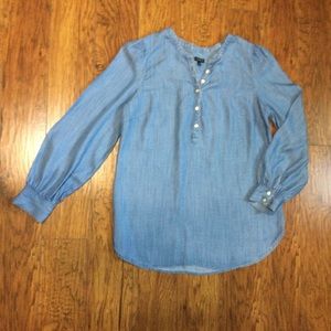 Talbots size Medium Denim Top